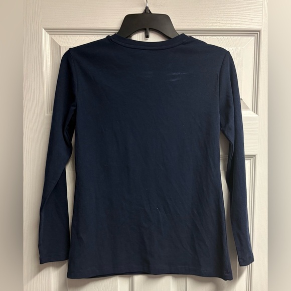NWT Style & Co. Navy Basic Crewneck T-Shirt Size Petite Small - Picture 3 of 3